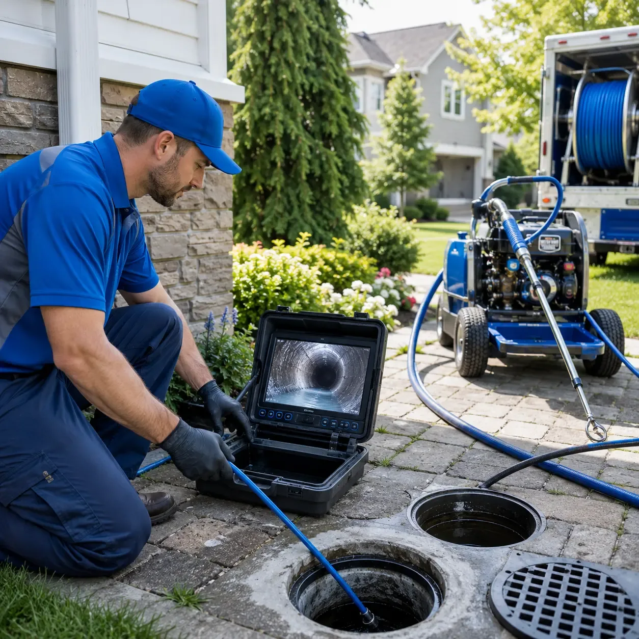 Outdoor drain cleaning professionals serving New Town, ND